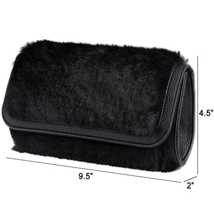 Faux Fur Clutch Purse…