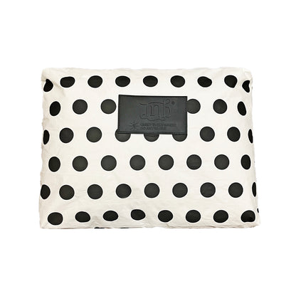 100% Coated Tyvek Material Polka Dot Beach Pouch, Waterproof Pouch for Beach, Make-up, Wet Dry Bag, Clutch