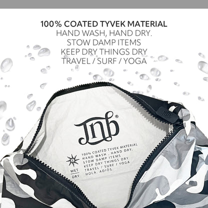 100% Coated Tyvek Material Camouflage Design Beach Pouch, Waterproof Pouch for Beach, Makeup Pouch, Wet Dry Bag,Clutch