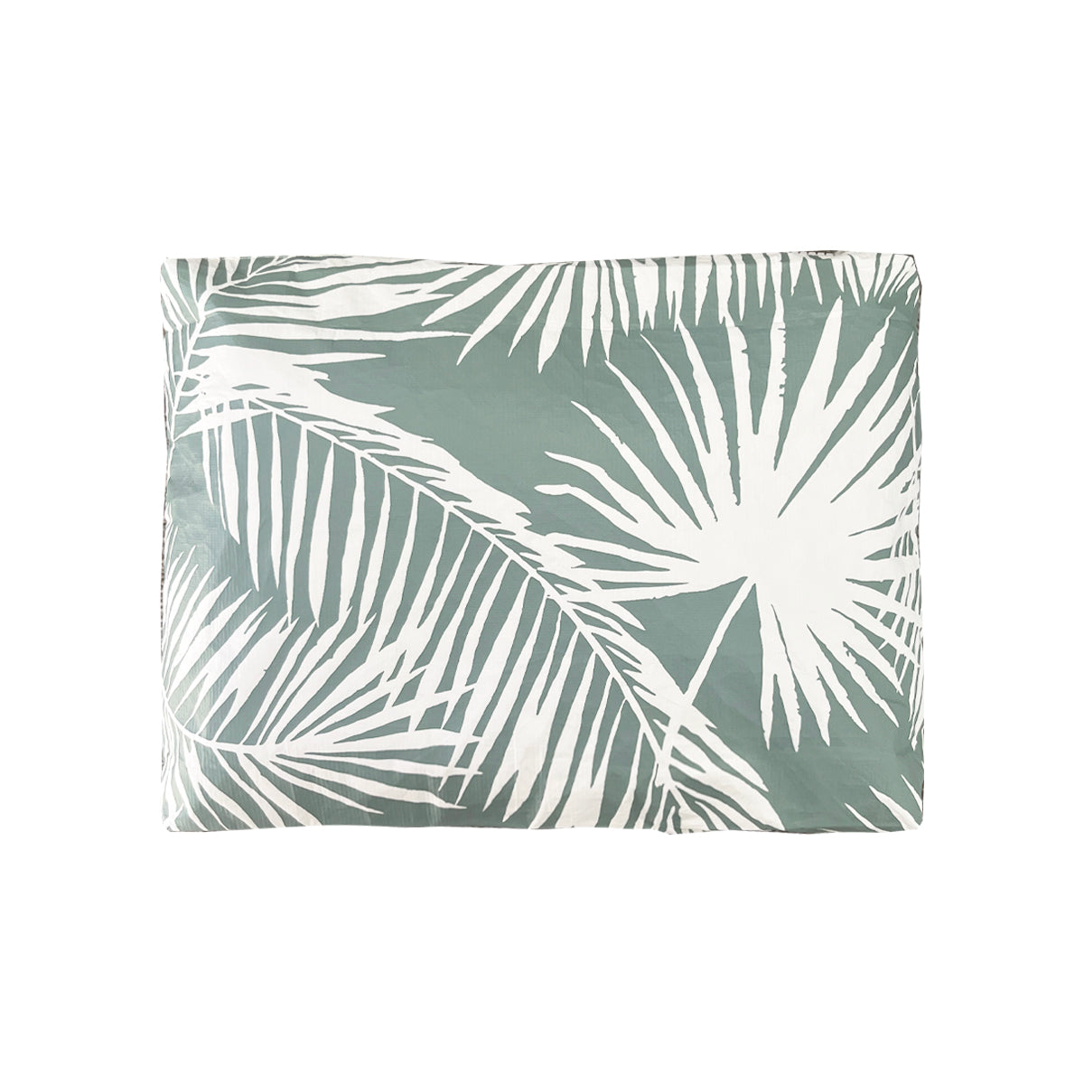 100% Coated Tyvek Material Palm Leaves Design Beach Pouch, Waterproof Pouch for Beach, Makeup Pouch, Wet Dry Bag,Clutch