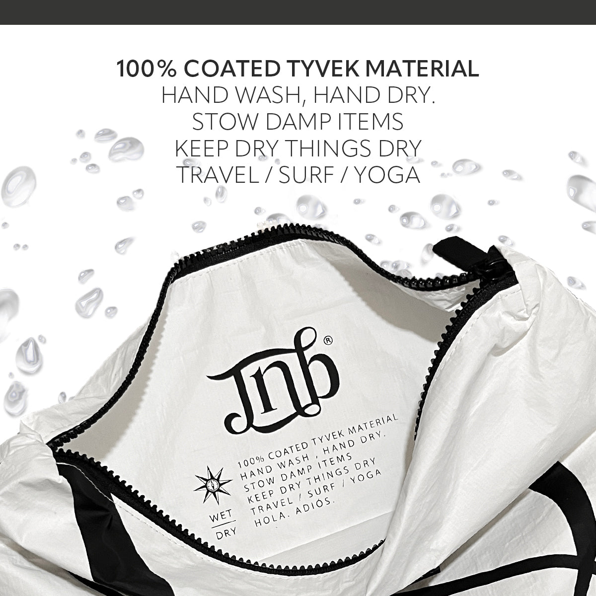 100% Coated Tyvek Material G Clef Design Beach Pouch, Waterproof Pouch for Beach, Makeup Pouch, Wet Dry Bag,Clutch