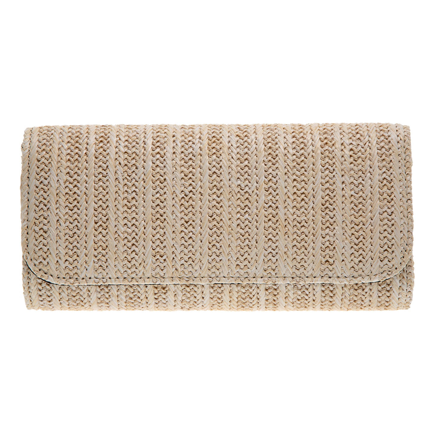 Natural Straw Clutch