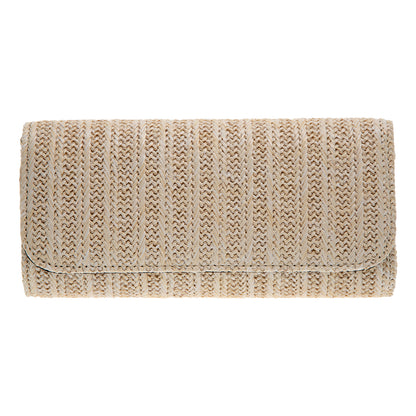 Natural Straw Clutch