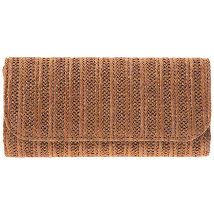 Natural Straw Clutch