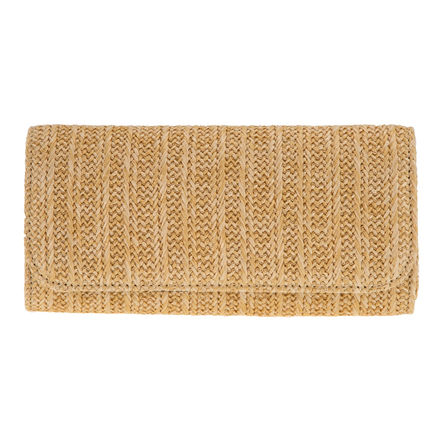 Natural Straw Clutch