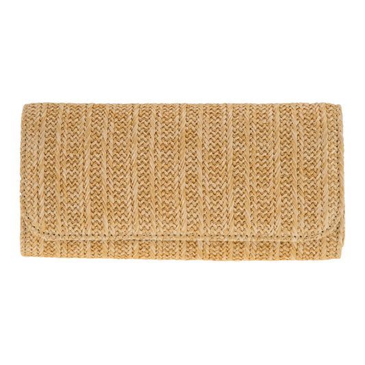 Natural Straw Clutch