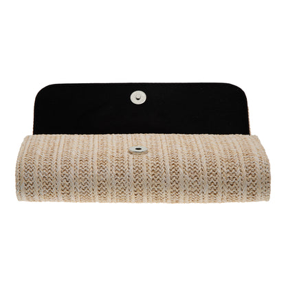 Natural Straw Clutch