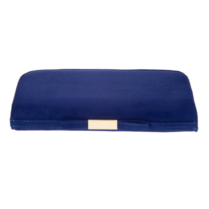 Micro Suede Bow Clutch