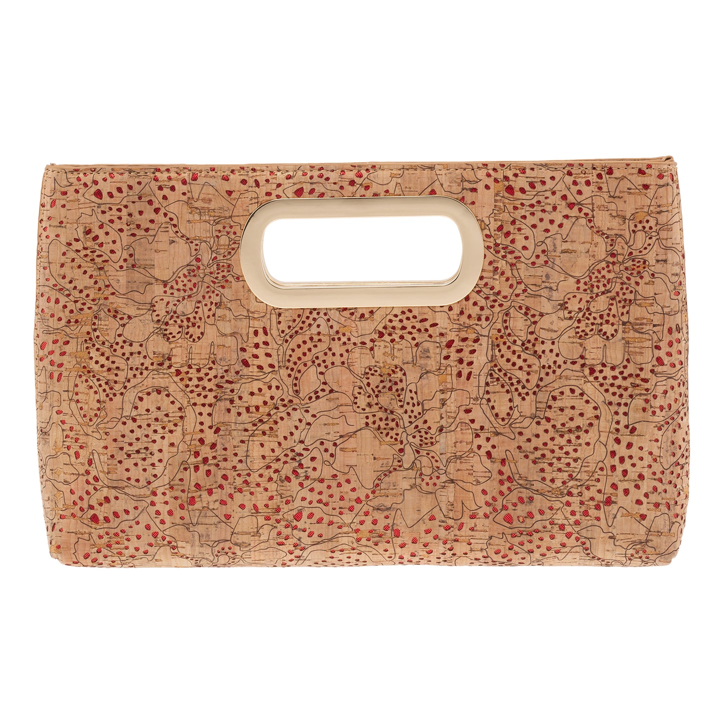 Cork Top Handle Clutch,