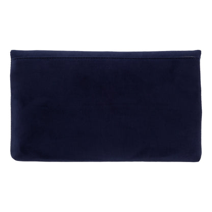 Faux Micro Suede Foldover Clutch