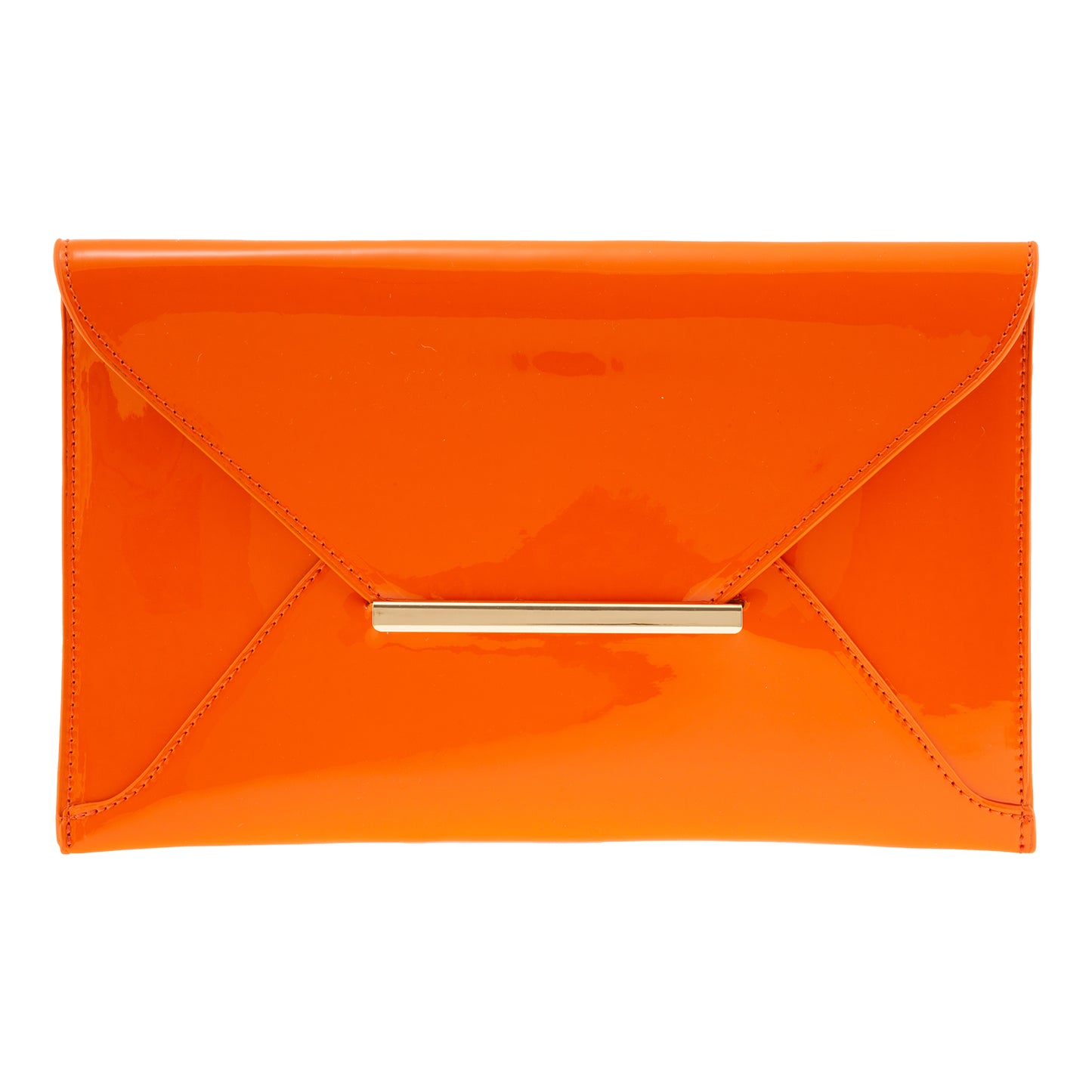 Faux Patent Leather Envelope Candy Clutch Bag