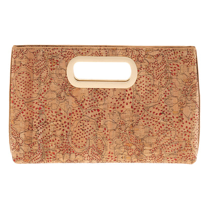 Cork Top Handle Clutch,