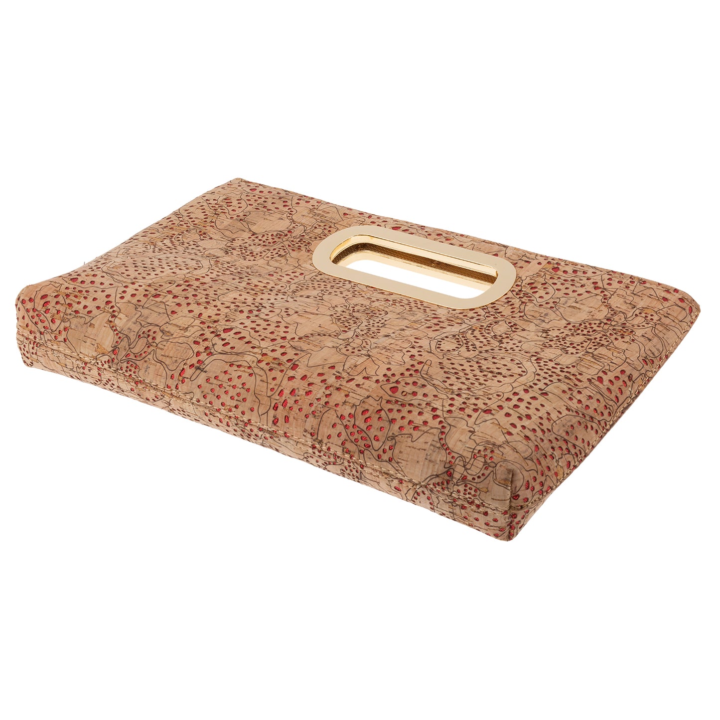 Cork Top Handle Clutch,