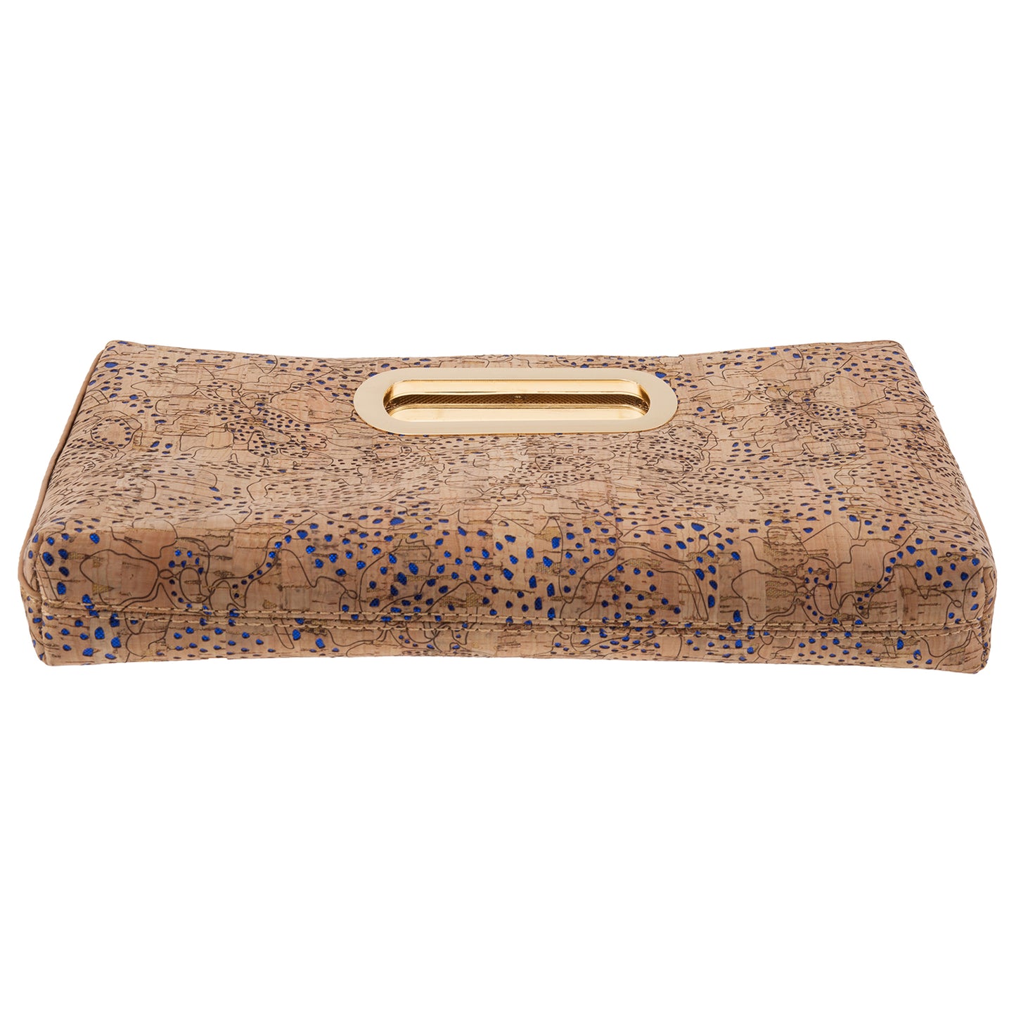 Cork Top Handle Clutch,