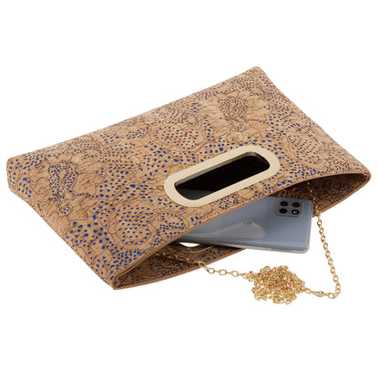 Cork Top Handle Clutch,