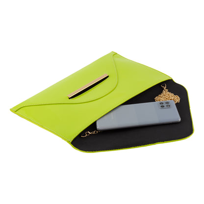 Faux Patent Leather Envelope Candy Clutch Bag