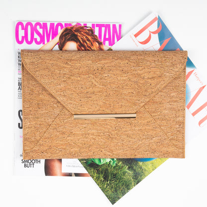 Women's Cork Envelope Clutch