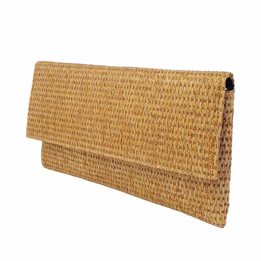 Raffia Straw Clutch