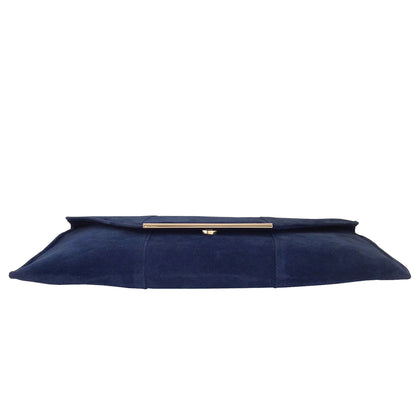 Women's Faux Microsuede Envelope Clutch