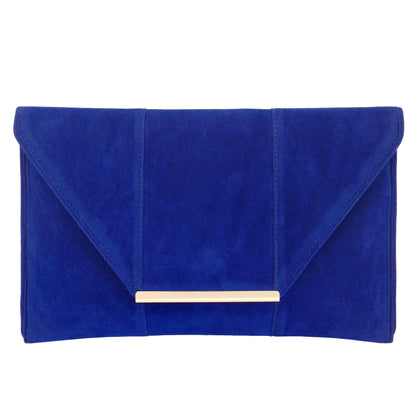 Women's Faux Microsuede Envelope Clutch