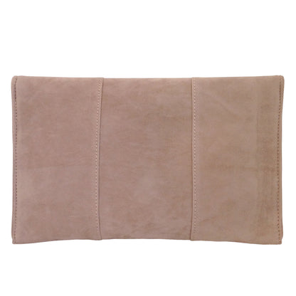 Women's Faux Microsuede Envelope Clutch