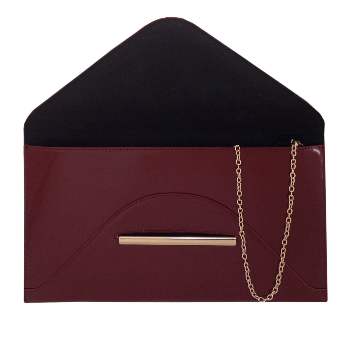 Maroon discount clutch bag