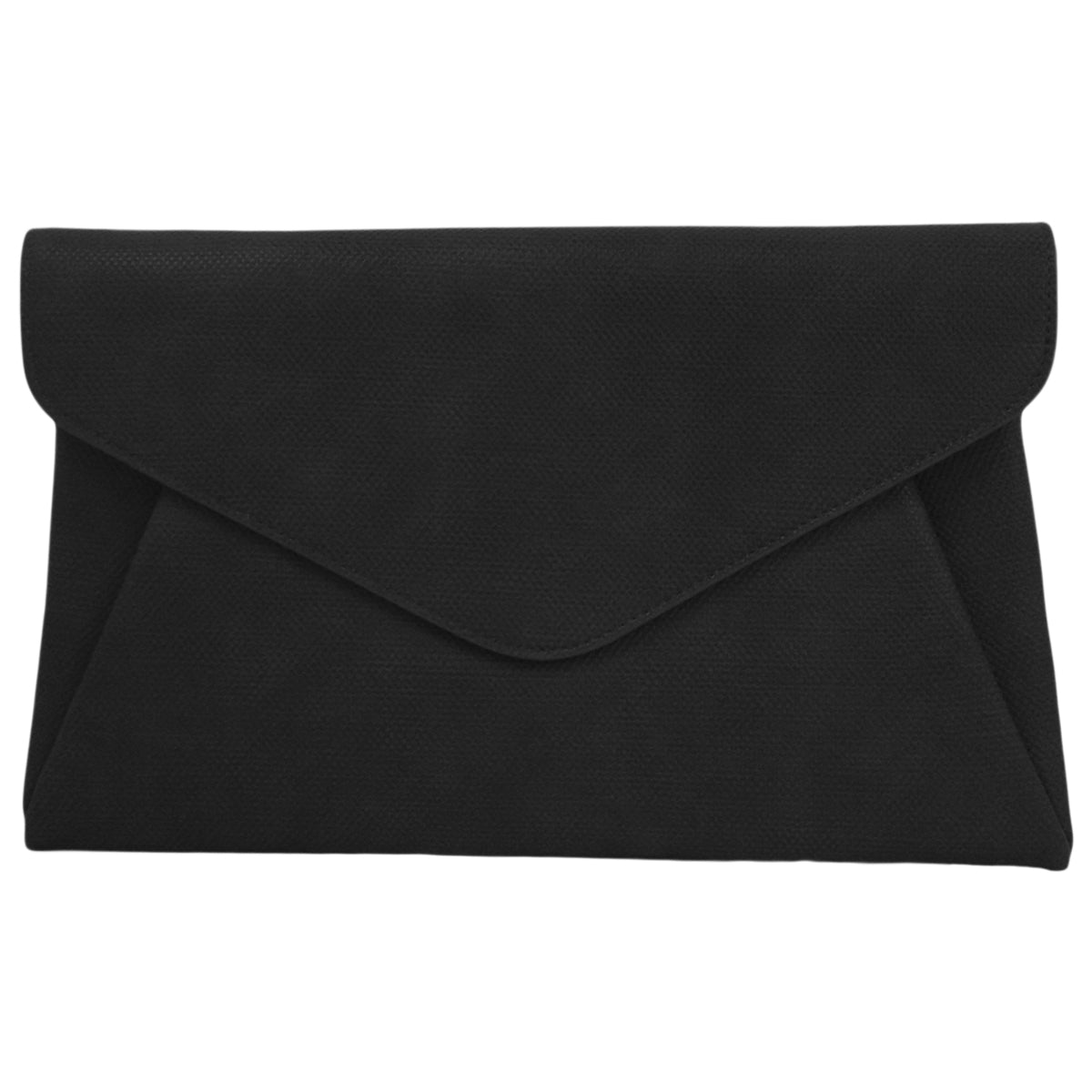 Synthetic Leather Double Pocket Envelop Clutch