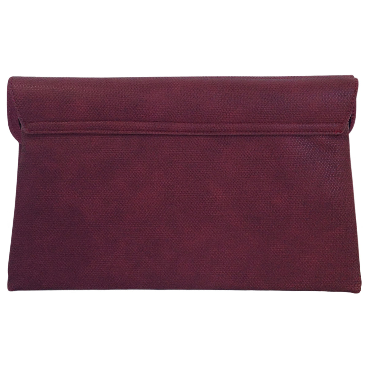 Synthetic Leather Double Pocket Envelop Clutch