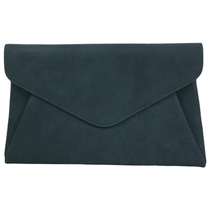 Synthetic Leather Double Pocket Envelop Clutch