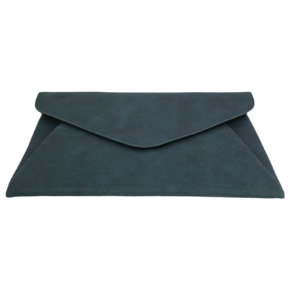 Synthetic Leather Double Pocket Envelop Clutch