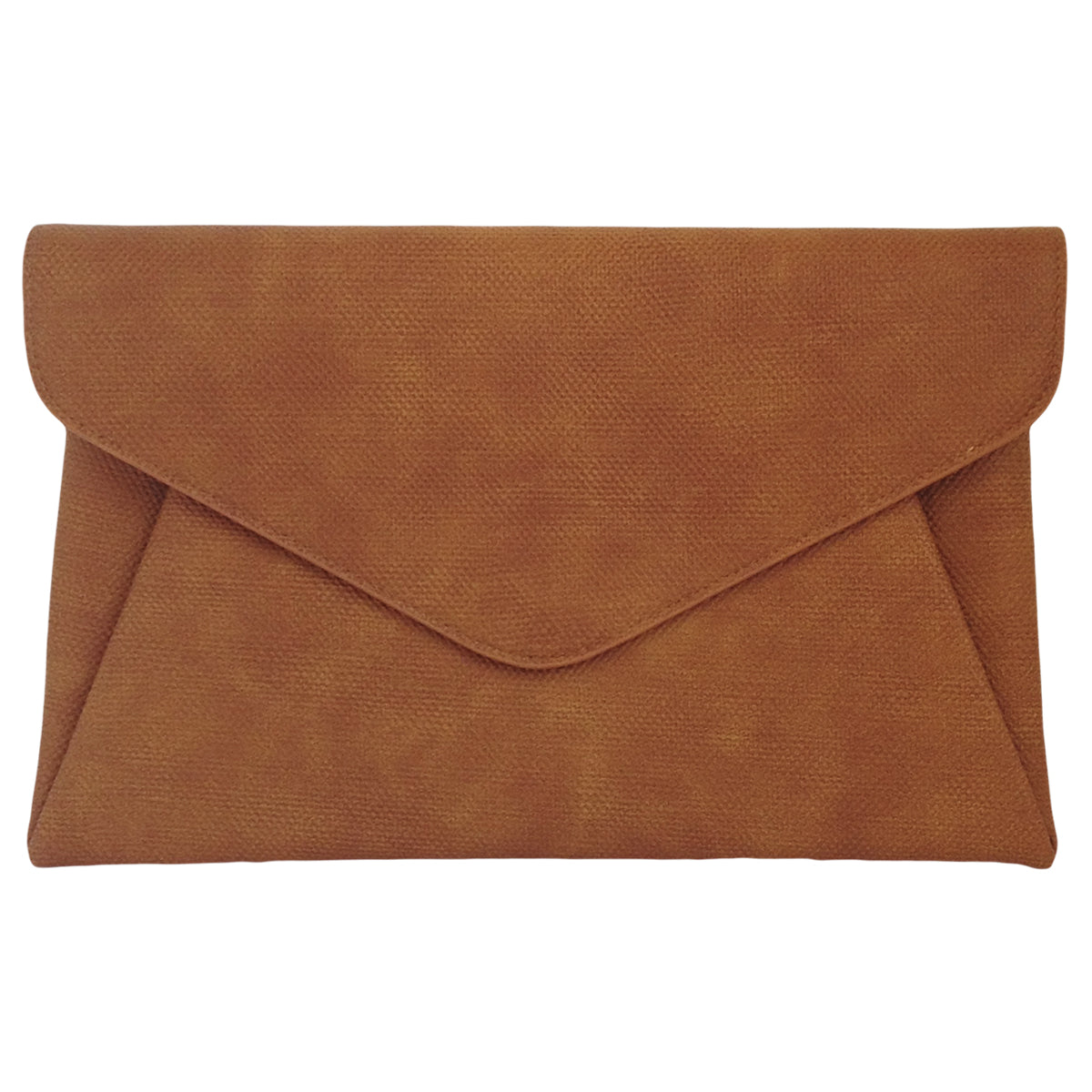 Synthetic Leather Double Pocket Envelop Clutch