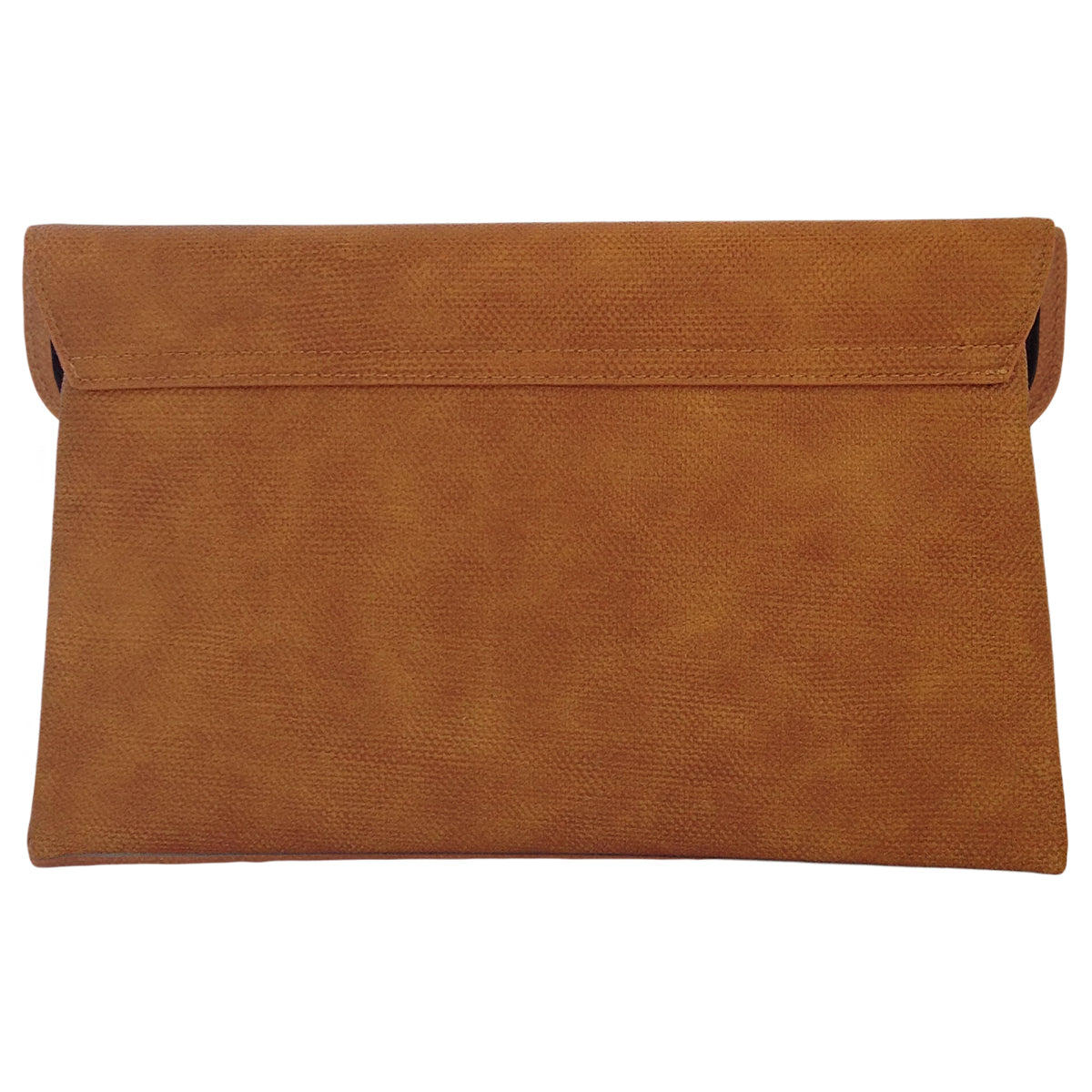 Synthetic Leather Double Pocket Envelop Clutch