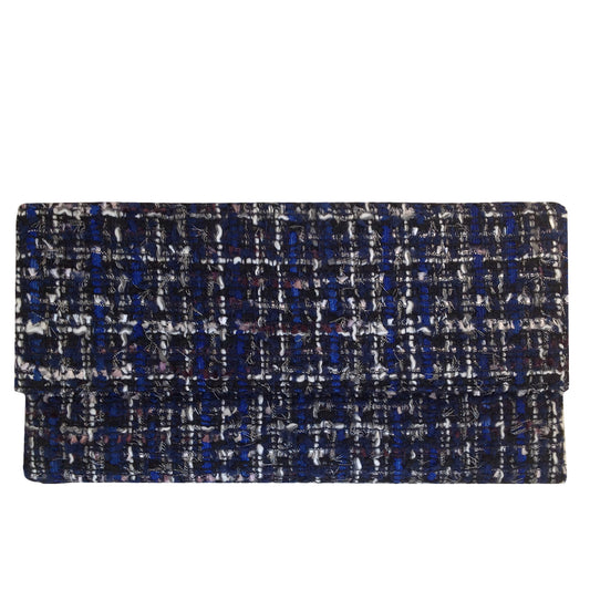 Weaved Fabric Flat Clutch