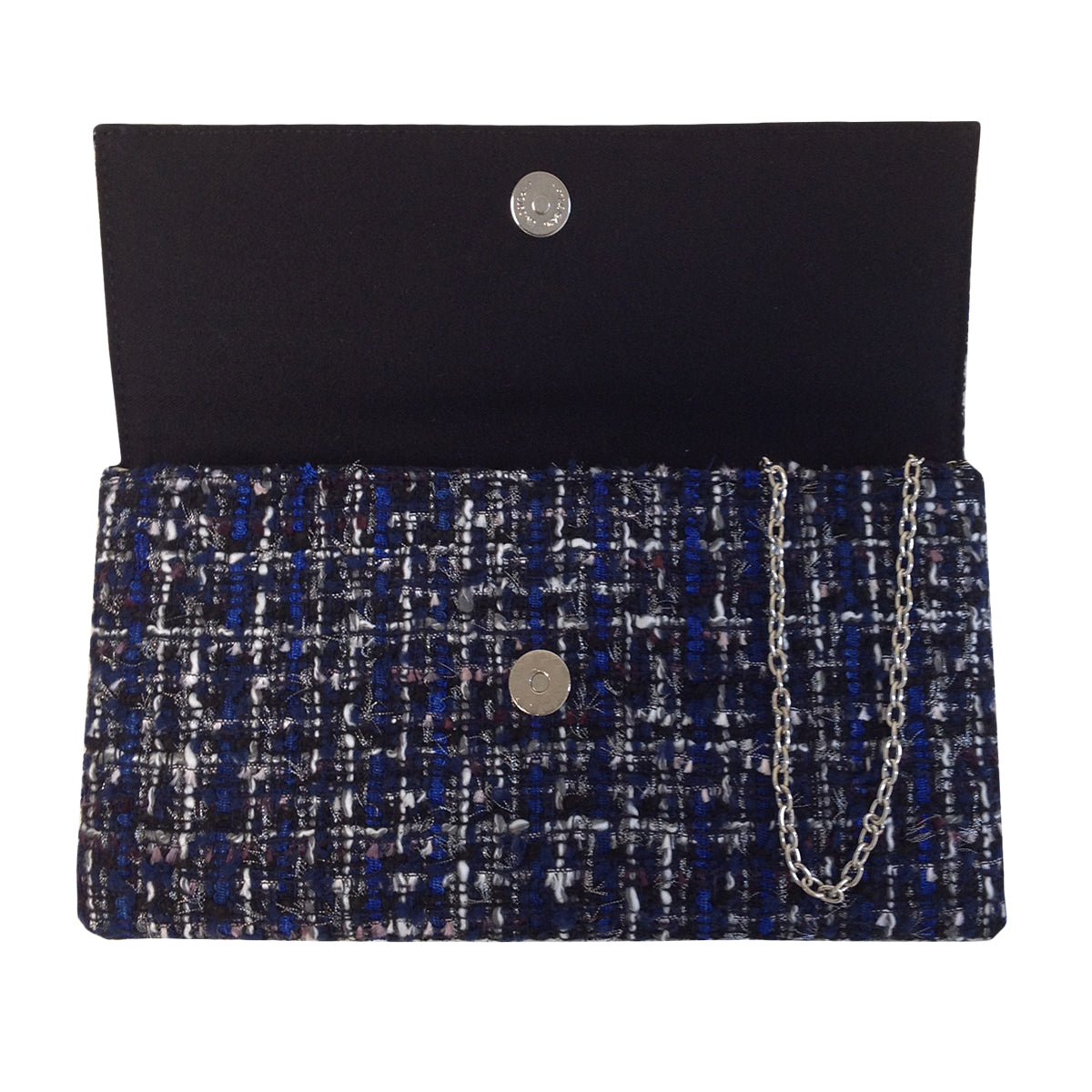 Weaved Fabric Flat Clutch