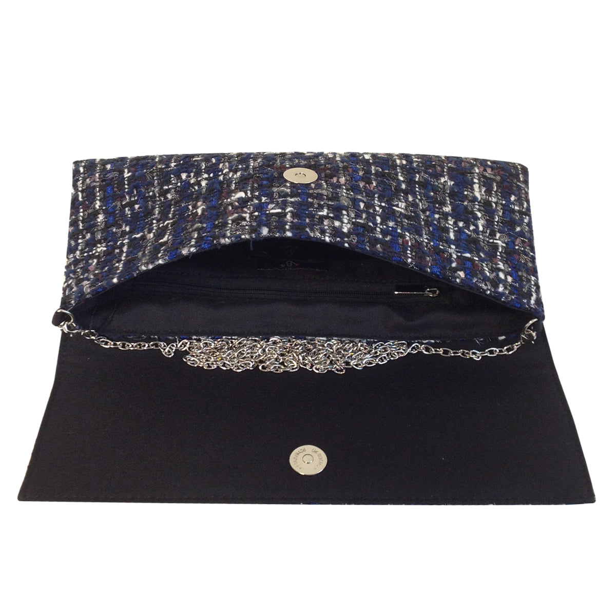 Weaved Fabric Flat Clutch