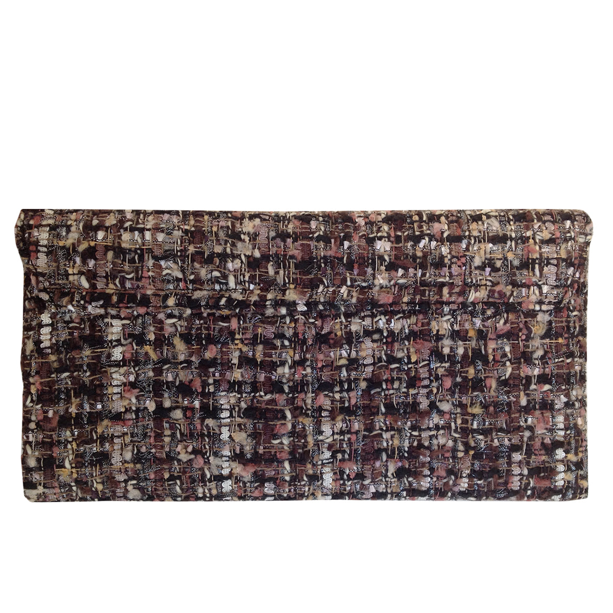 Weaved Fabric Flat Clutch