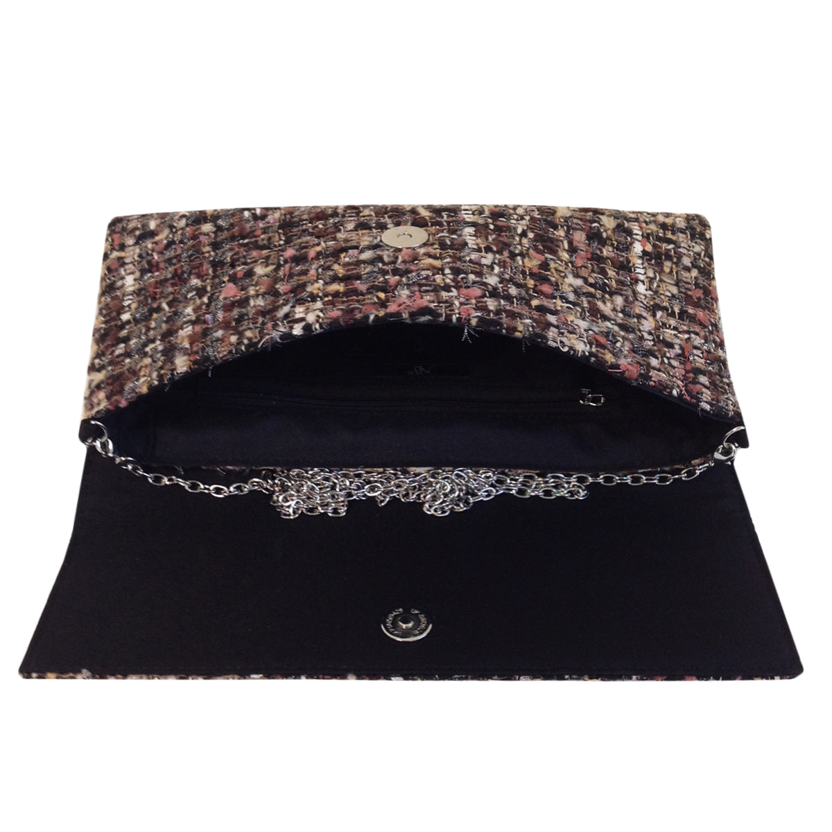 Weaved Fabric Flat Clutch