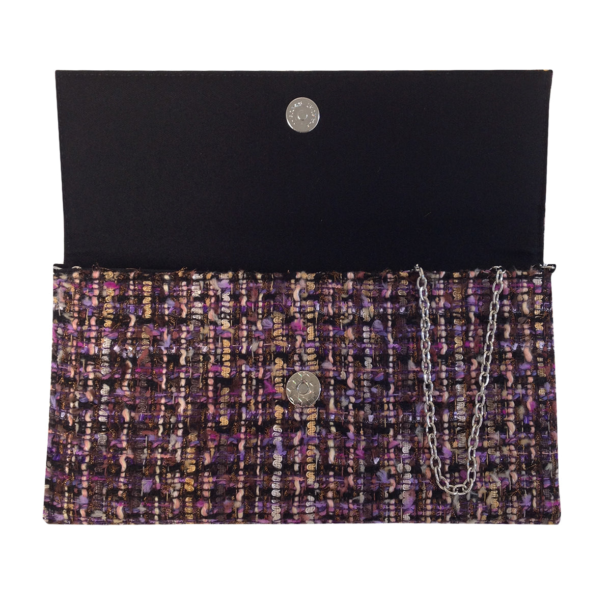 Weaved Fabric Flat Clutch