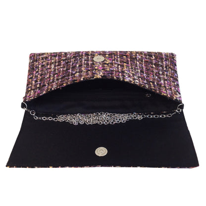 Weaved Fabric Flat Clutch