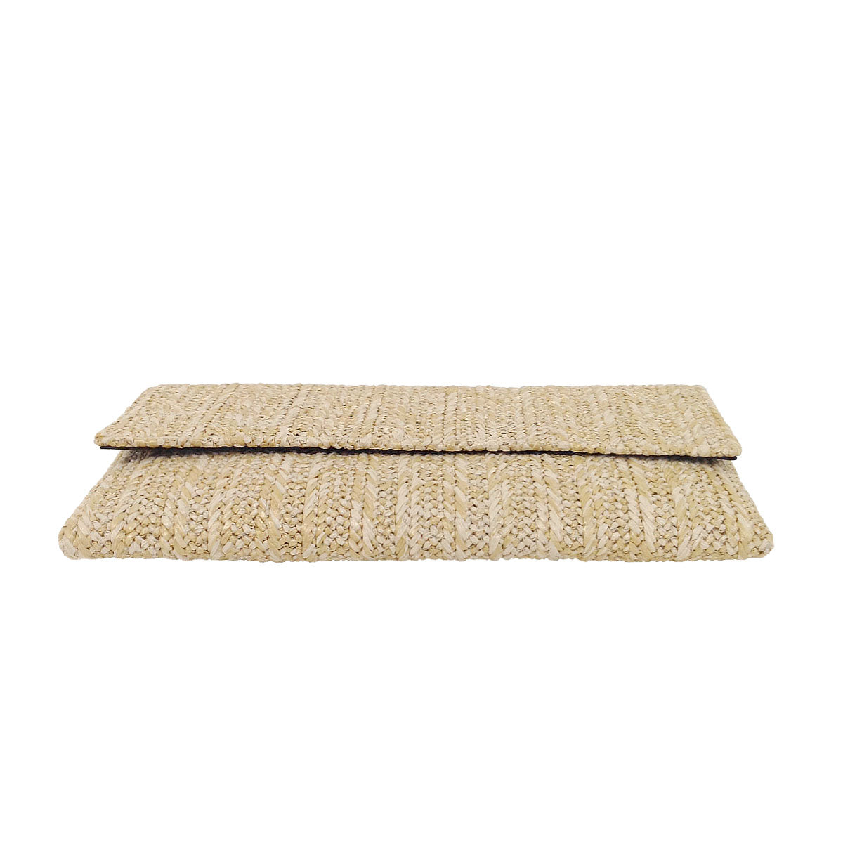 Natural Straw Flat Clutch