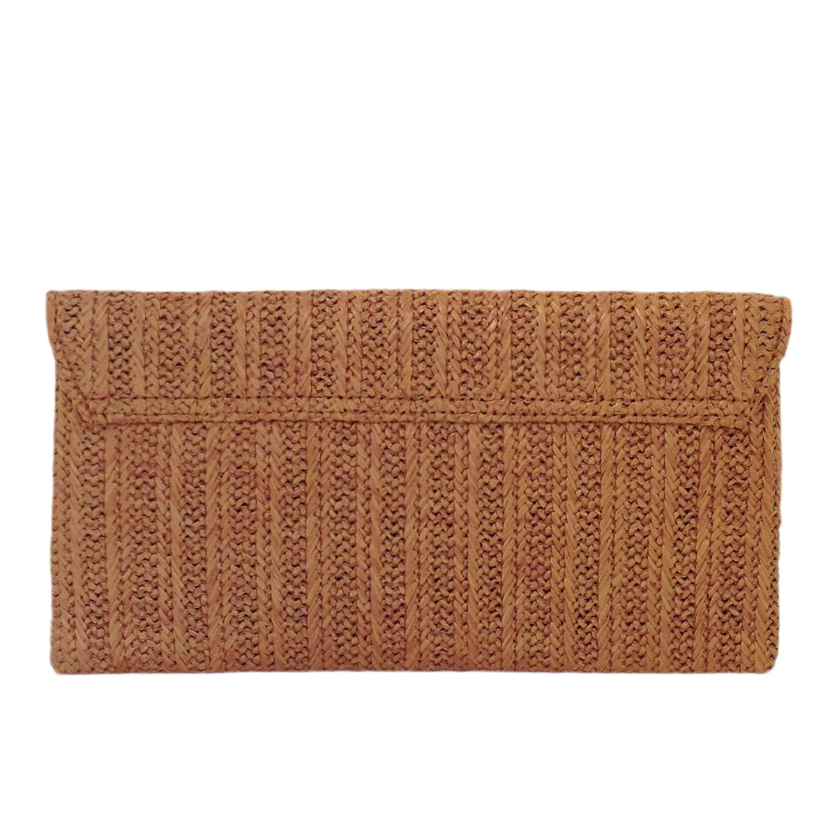 Natural Straw Flat Clutch