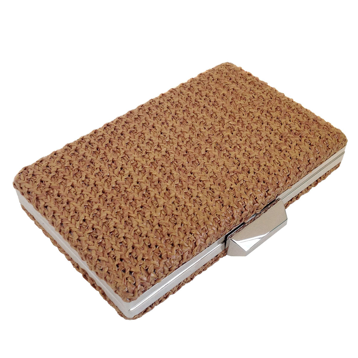 Natural Straw Box Clutch