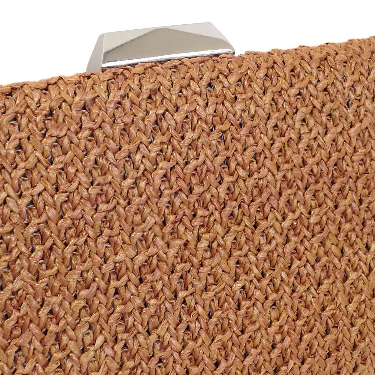 Natural Straw Box Clutch