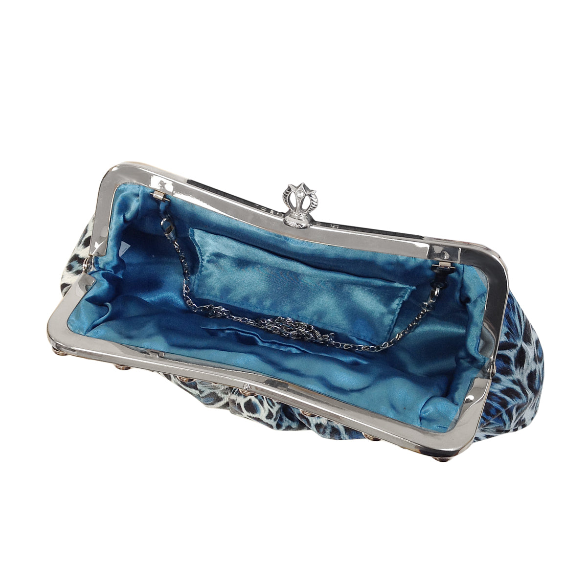 Synthetic Leather Leopard Print Clutch