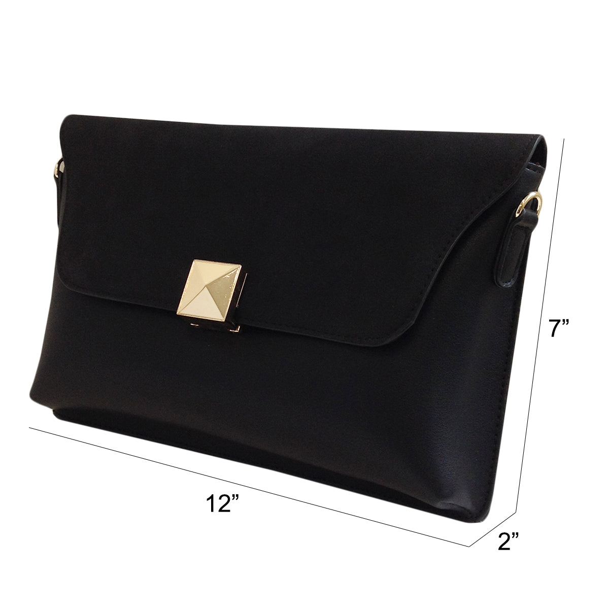 Synthetic Leather Case Clutch