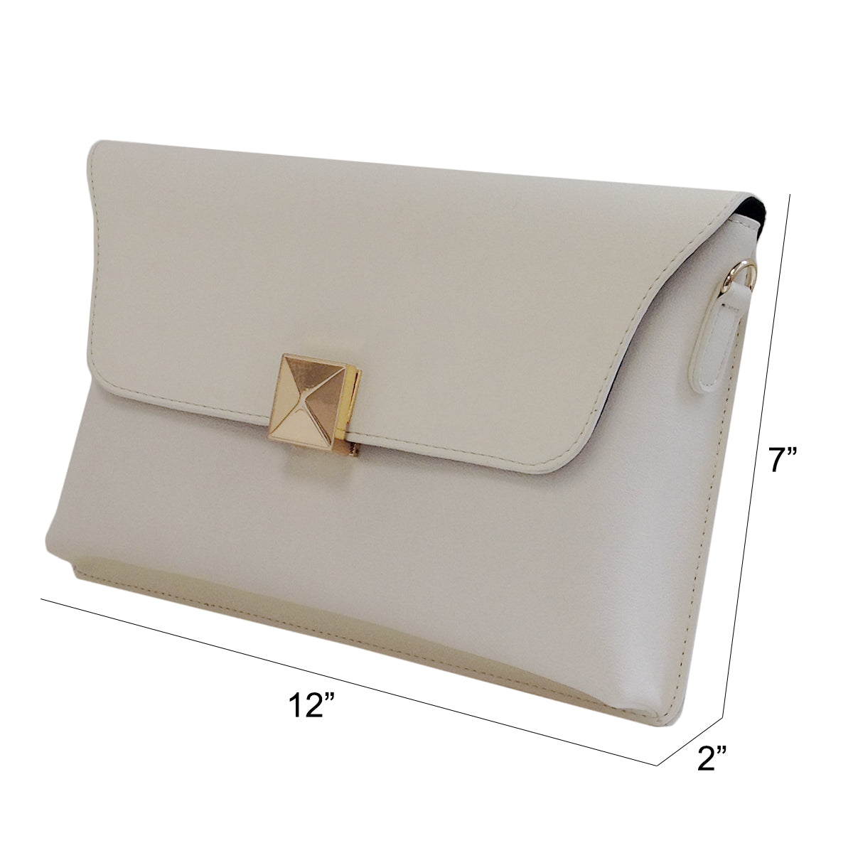 Synthetic Leather Case Clutch