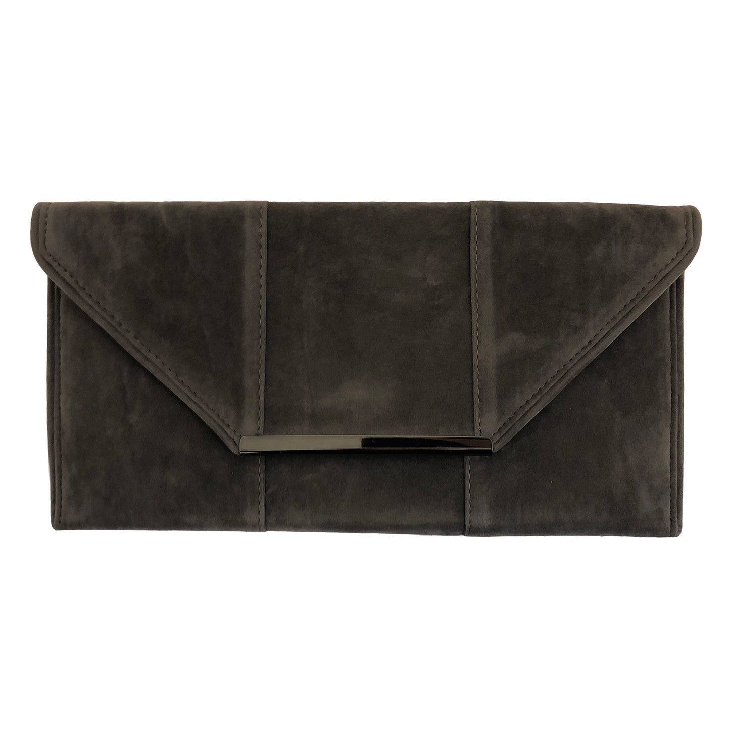 Faux Microsuede Envelope Clutch