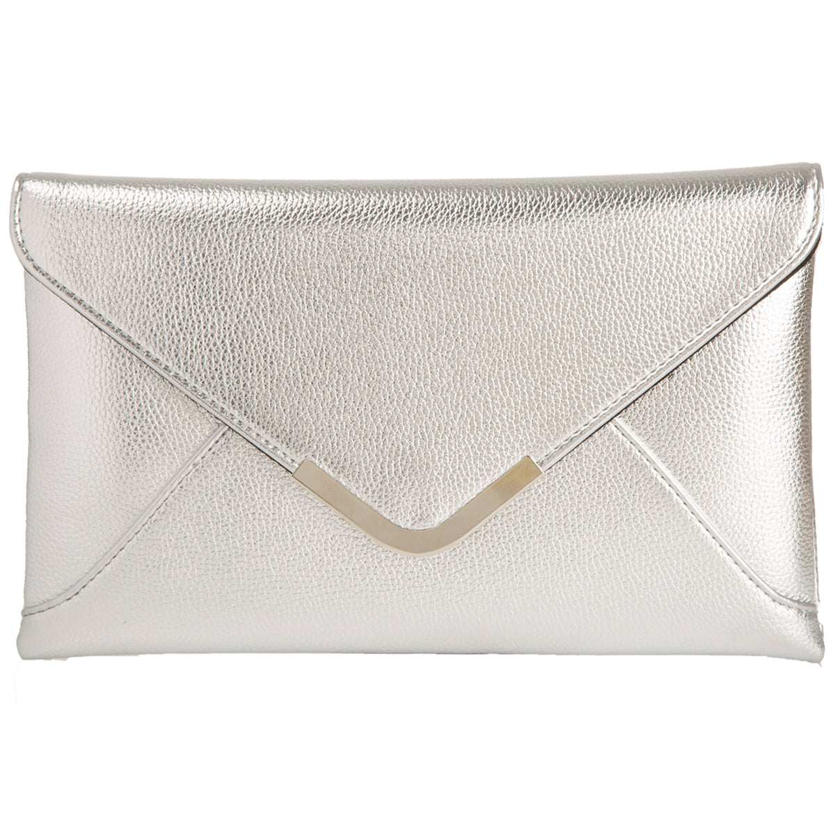 Faux Leather Envelope Clutch Purse