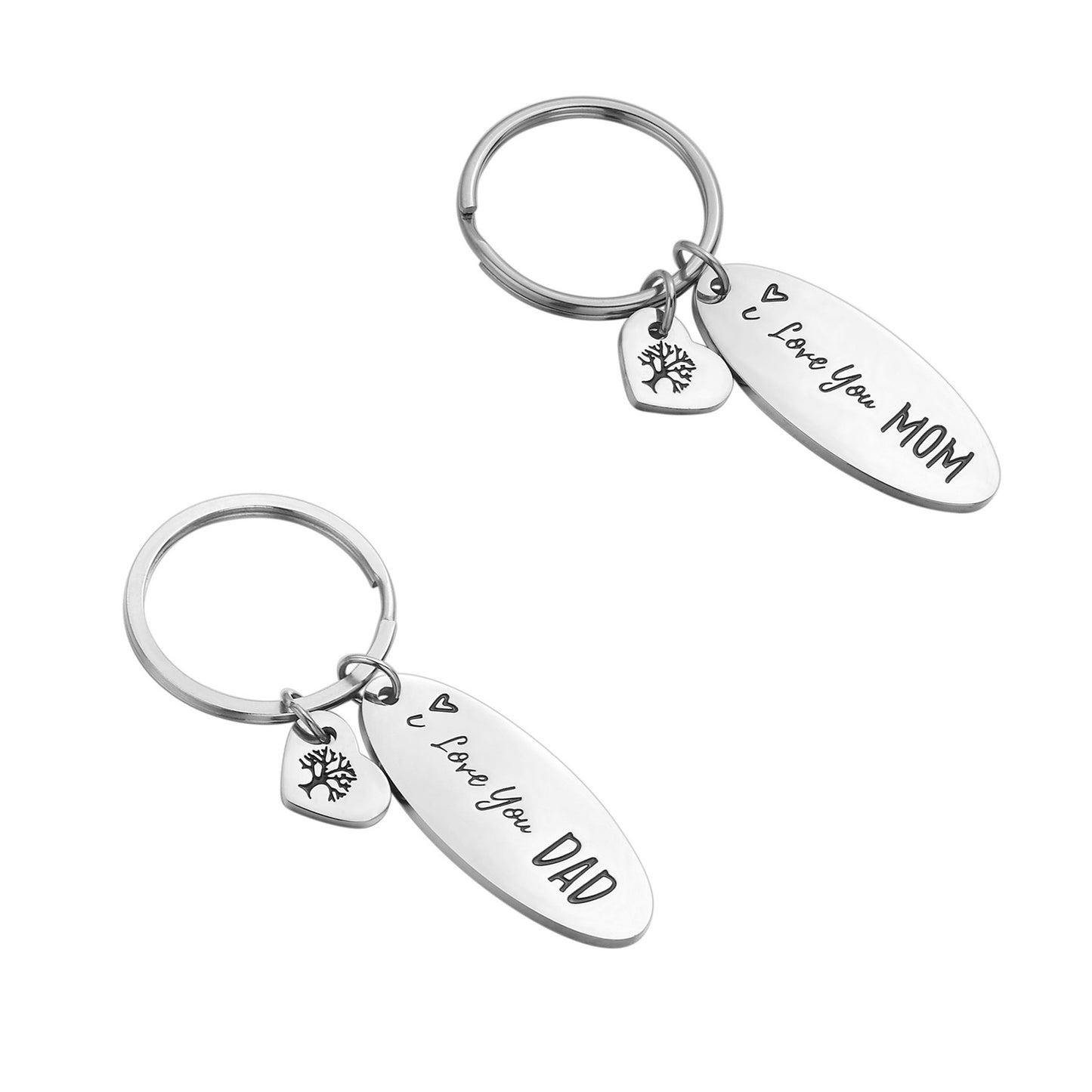 JNB/k0067/Inspirational Engraved - I love you MOM Keychain…