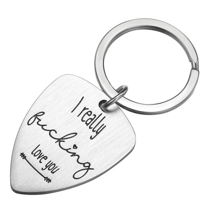 JNB/k0121/Inspirational Engraved - I really fking love you Keychain…